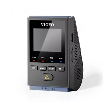 VIOFO A119M Pro 2K QHD Dashcam mit Sony STARVIS 2 IMX675, integriertem GPS & Wi-Fi, Superkondensator, 140° Sichtfeld, 1,5-Zoll-Display