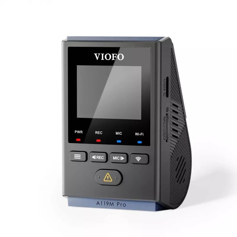 VIOFO A119M Pro 2K QHD Dashcam mit Sony STARVIS 2 IMX675, integriertem GPS & Wi-Fi, Superkondensator, 140° Sichtfeld, 1,5-Zoll-Display
