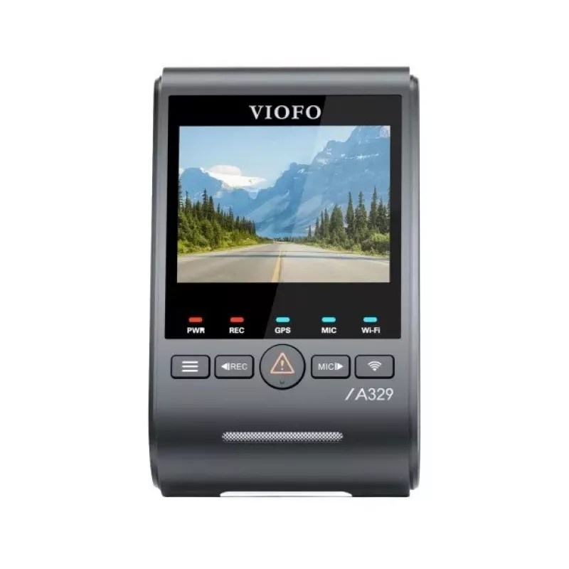 VIOFO A329S 1CH GPS 4K UHD Dash Camera mit Sony STARVIS 2 IMX678, integriertem GPS, Wi-Fi, Parkmodus, 2,4-Zoll-LCD, Superkondensator, bis zu 512 GB
