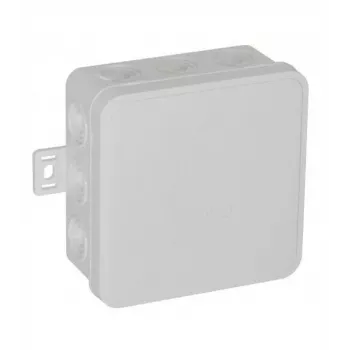 VIPLAST V6 Click Aufputz-Abzweigdose, 12 Kabeleinführungen, leer, weiß, IP54, 85x85x41mm, 036-01
