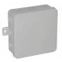 VIPLAST V7 Klik Aufputz-Klemmkasten, leer, 12 Kabeleinführungen, weiß, IP54, 100x100x41mm