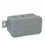 VIPLAST V8 Klik Aufputz-Klemmkasten, leer, 8 Kabeleinführungen, grau, IP54, 80x45x41mm, 038-03