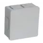VIPLAST VP-02 Aufputz-Gehäuse, 6 Kabeleinführungen, IP55, Grau, 86x86x40mm