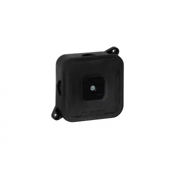 VIPLAST VP-2 Unterputz-Abzweigdose, leer, 4 Kabeleinführungen, IP44, schwarz, 85x85x35 mm