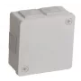 VIPLAST VP-22 Aufputz-Abzweigdose 6 Einführungen IP55 Weiß 86x86x40mm