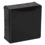 VIPLAST VP-51 Aufputz-Leeres Abzweigkasten, 12 Kabeleinführungen, IP55, Schwarz, 118x118x46 mm, 051-05