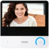 Virone VDP-67 Video-Türsprechanlage FullHD 1080p, 7-Zoll-Farb-LCD-Monitor, RFID-Leser, Tuya Smart Wi-Fi