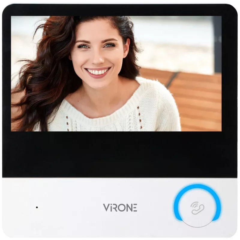 Virone VDP-67 Video-Türsprechanlage FullHD 1080p, 7-Zoll-Farb-LCD-Monitor, RFID-Leser, Tuya Smart Wi-Fi