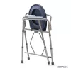 VITEA CARE MDH DRVW02 Faltbarer Toilettenstuhl mit Höhenverstellung