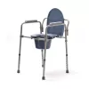 VITEA CARE MDH DRVW02 Faltbarer Toilettenstuhl mit Höhenverstellung