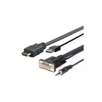 VivoLink PRO HDMI+USB und Micro VGA Wandplatten-Switcher (PROHDMIMVGA3)