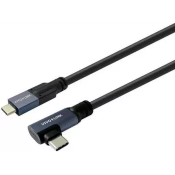 Vivolink PROUSBCMM10A USB-C auf USB-C Winkelkabel 1m 10Gbps 100W 4K
