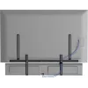 Vivolink TV-Mounted Flexible Universal Shelf VLMSBSHELF – Steel Shelf for Soundbars & Media Devices, 6 kg Load, Tool-Free Clamp, Black