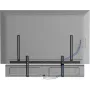 Vivolink TV-Mounted Flexible Universal Shelf VLMSBSHELF – Steel Shelf for Soundbars & Media Devices, 6 kg Load, Tool-Free Clamp, Black