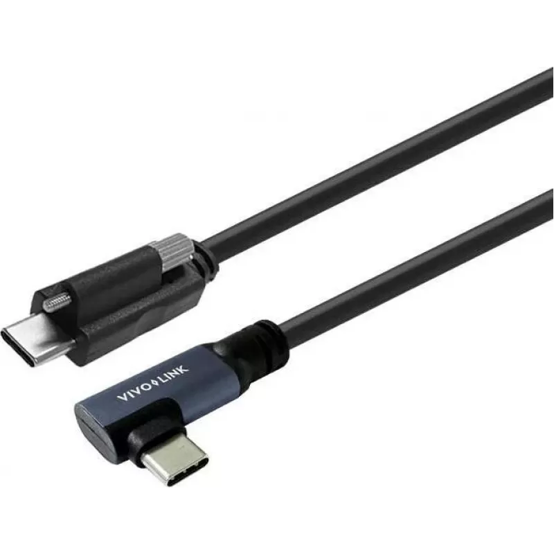 Vivolink USB-C auf USB-C Kabel, abgewinkelt, für den professionellen Einsatz (PROUSBCMMS8A)