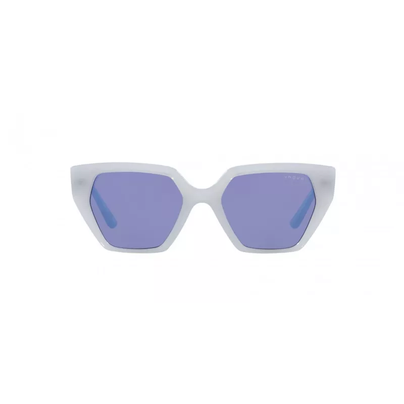 VOGUE VO5376S291976 Damen Katzenaugen-Sonnenbrille Transparent Braun 51mm