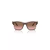 VOGUE VO5557S313614 Damen-Sonnenbrille - Transparent grauer Rahmen, dunkelgraue Gläser, 54 mm