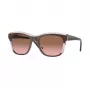 VOGUE VO5557S313614 Damen-Sonnenbrille - Transparent grauer Rahmen, dunkelgraue Gläser, 54 mm