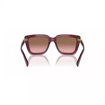 VOGUE VO5575SB29891 Damen Rechteckige Sonnenbrille Havana Braun Verlauf 55mm