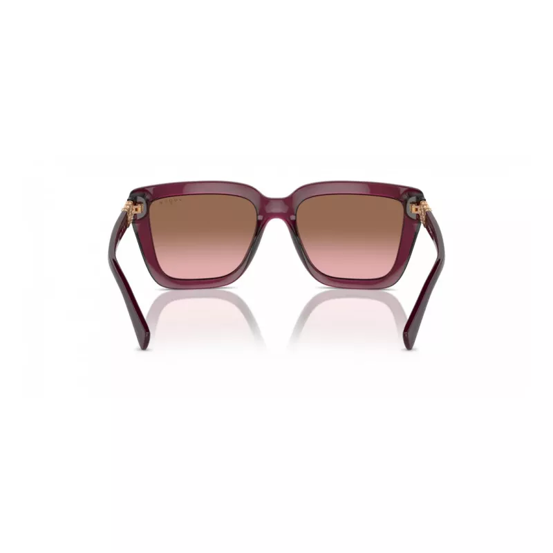 VOGUE VO5575SB29891 Damen Rechteckige Sonnenbrille Havana Braun Verlauf 55mm