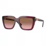 VOGUE VO5575SB29891 Damen Rechteckige Sonnenbrille Havana Braun Verlauf 55mm