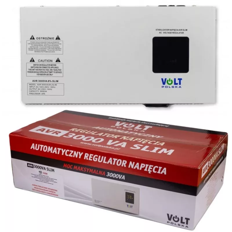 Volt Polska AVR 3000VA Slim 8% Spannungsstabilisator