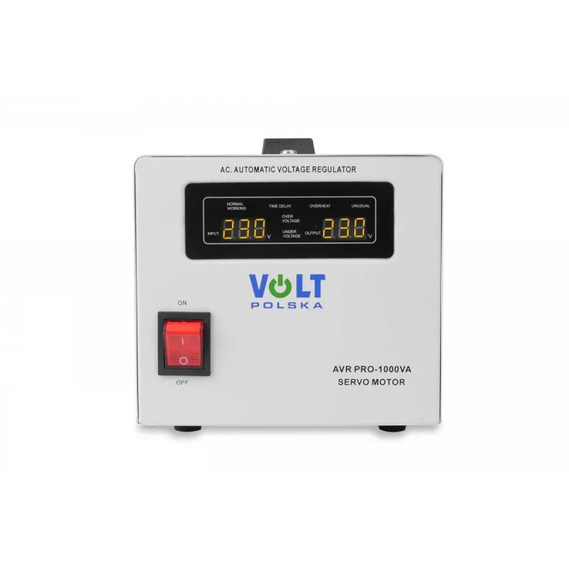 Volt Polska AVR Pro 1000VA Servo-Spannungsstabilisator mit 3% Genauigkeit