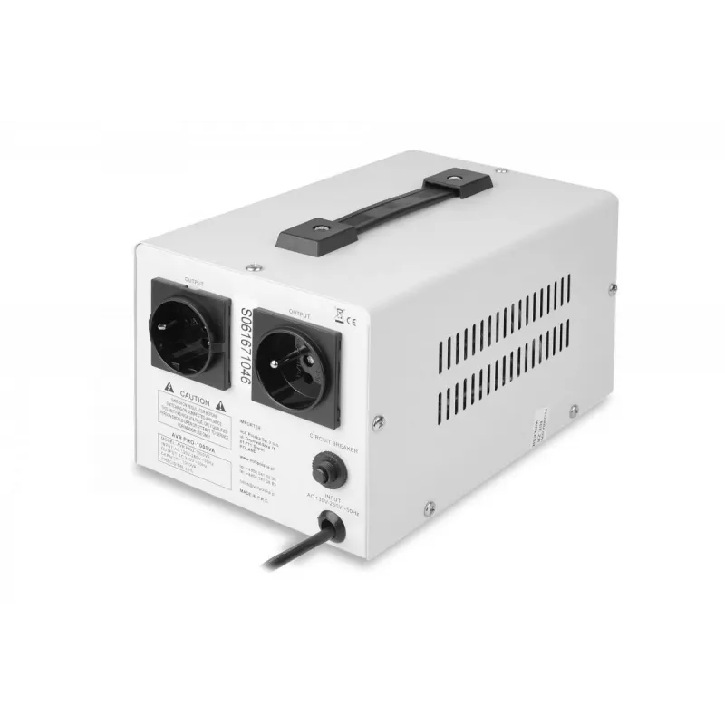 Volt Polska AVR Pro 1000VA Servo-Spannungsstabilisator mit 3% Genauigkeit