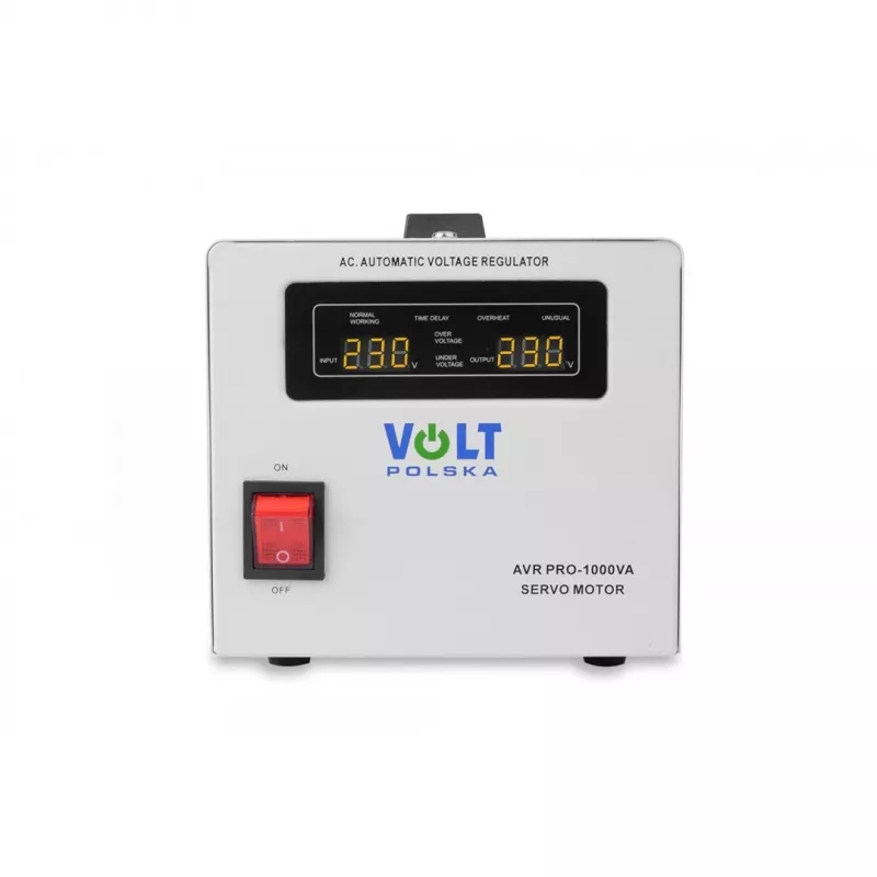 Volt Polska AVR Pro 1000VA Servo-Spannungsstabilisator mit 3% Genauigkeit