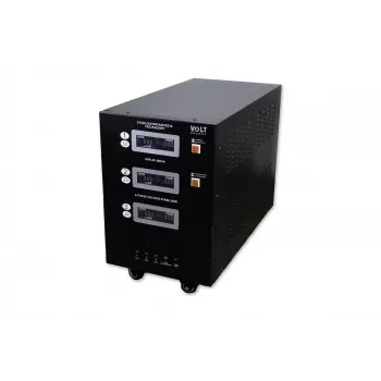 VOLT POLSKA AVR PRO 25000VA Dreiphasen-Spannungsstabilisator automatisch 3% Genauigkeit Servomotor