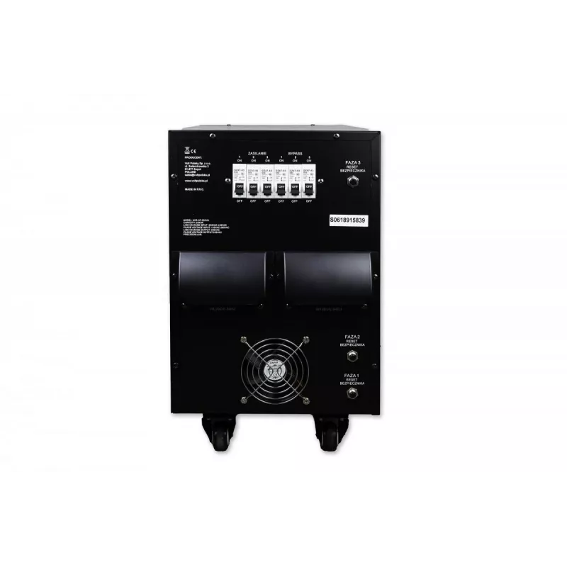 VOLT POLSKA AVR PRO 25000VA Dreiphasen-Spannungsstabilisator automatisch 3% Genauigkeit Servomotor