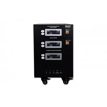 VOLT POLSKA AVR PRO 25000VA Dreiphasen-Spannungsstabilisator automatisch 3% Genauigkeit Servomotor