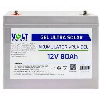 Volt Polska Gel VPRO 12V 80Ah Batterie