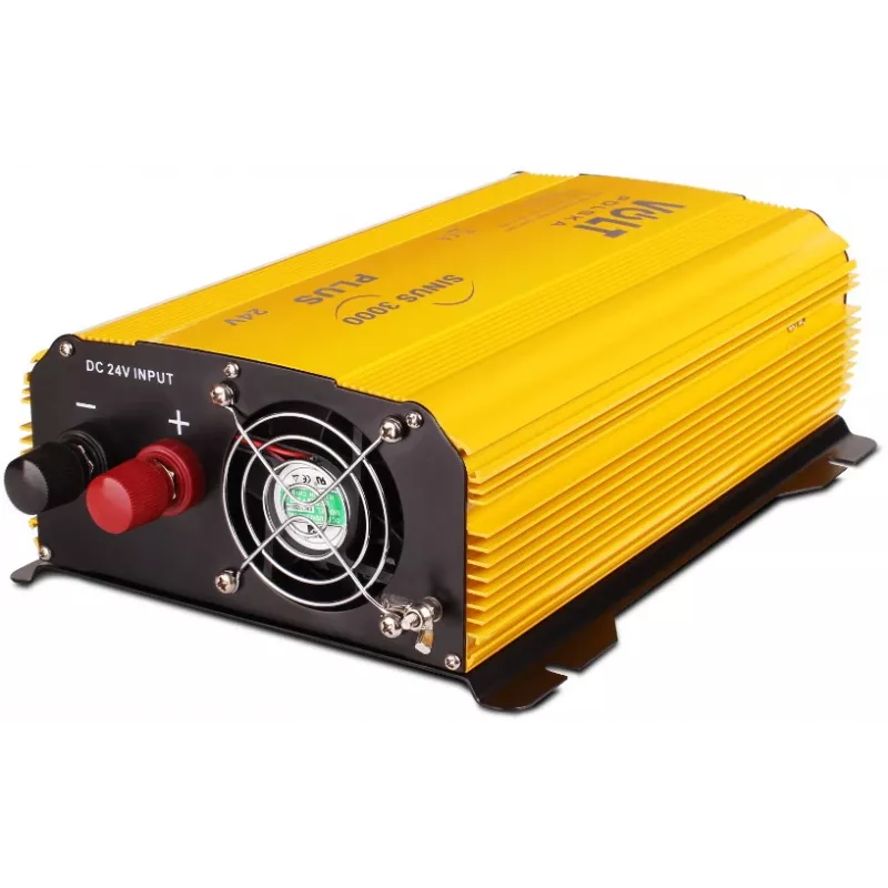 VOLT POLSKA SINUS PLUS 3000 Reiner Sinus-Spannungswandler 24V auf 230V 1500W/3000W mit Fernbedienung