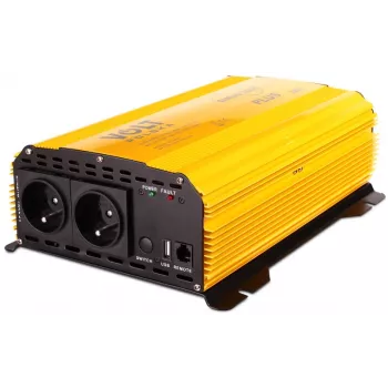 VOLT POLSKA SINUS PLUS 3000 Reiner Sinus-Spannungswandler 24V auf 230V 1500W/3000W mit Fernbedienung