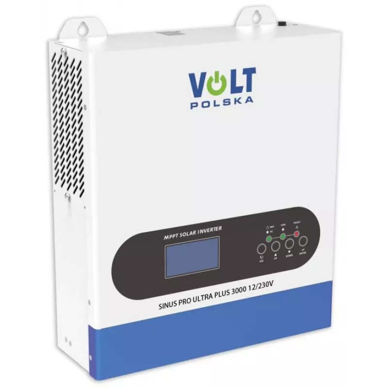 Volt Polska SinusPro ULTRA PLUS 3000 12/230V (1500/3000W) + 100A MPPT Pure-Sine-Wave-Hybrid-Wechselrichter