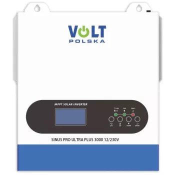 Volt Polska SinusPro ULTRA PLUS 3000 12/230V (1500/3000W) + 100A MPPT Pure-Sine-Wave-Hybrid-Wechselrichter