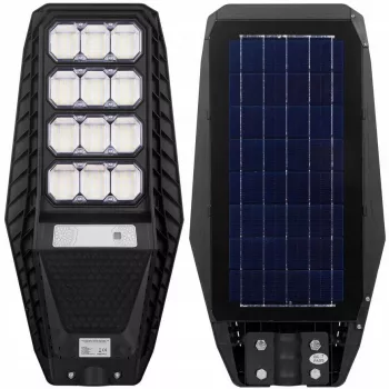 VOLT POLSKA Solarleuchte PIONEER 240 mit 15W Solarpanel und Fernbedienung