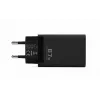 Voltage GaN Ladegerät 67W Wandladegerät, PD 3.0 / QC 3.0, 2x USB-C & 1x USB-A, EU-Stecker, Schwarz
