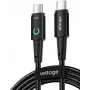 VOLTAGE PowerAngle USB-C auf USB-C 100W PD Kabel 1m Schwarz