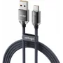 VOLTAGE PureCrystal USB-A auf USB-C Kabel 66W 1m Schwarz