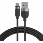 VOLTAGE VEKS66AC100BK USB-A auf USB-C Silikon 66W PD Kabel 100cm Schwarz