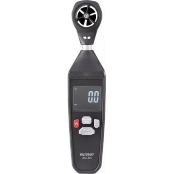 Voltcraft AN-80 Anemometer 0,3 bis 30 m/s Windgeschwindigkeit Lufttemperatur CFM