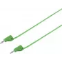 VOLTCRAFT Hochflexible Messleitung 2 mm Lamellenstecker auf 2 mm Lamellenstecker 0,3 m Grün MSB-200 2,2 A (VC-8557705)