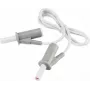 VOLTCRAFT Hochflexible Sicherheitsmessleitung [4 mm Lamellenstecker - 4 mm Lamellenstecker] 0,75 m Weiß MSB-501 10 A (VC-8063515)