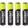 VOLTCRAFT Micro (AAA) NiMH Akku 800 mAh 1,2 V Ready to Use, 4er-Pack (VC-17275415)
