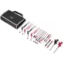 VOLTCRAFT MLSet-120 Messleitungs-Set, 6-teilig, 4 mm Bananenstecker, Prüfspitzen, 0,64 mm Stiftkontakte, 1,2 m, Rot/Schwarz VC-18652750