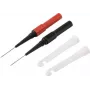 Voltcraft MMS-130 Sicherheits-Messleitungs-Set mit Klemmen, 4 mm Bananenstecker, 1,2 m, CAT III 1000 V, Schwarz/Rot VC-17155590