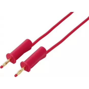 VOLTCRAFT MSB-132 2 m rotes Messkabel mit 4 mm stapelbaren Bananensteckern VC-18709990