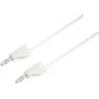 VOLTCRAFT MSB-300-5-WS Messleitung, 4mm Bananenstecker auf 4mm Bananenstecker, 5m, Weiß, 16A, 30VAC/60VDC, CAT I